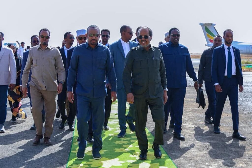 Mw Soomaaliya Xasan sheekh Maxamuud oo maanta safar hal maalin ku tagay magaalada Jigjiga,